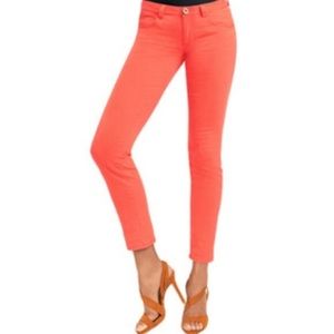 CAbi #747 Coral Skinny Jeans Pants Size 4